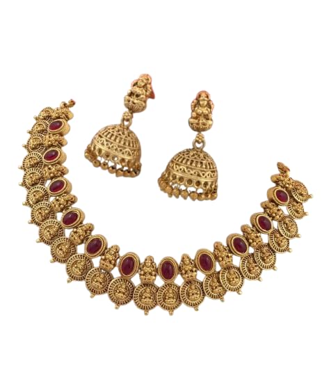 See full amazon price history chart for KGRSplash Traditional Gold Plated Copper Temple Collar Bone Necklace Set And Earring | Jewellery Set For Women, Red Color KGRSplash Traditional Gold Plated Copper Temple Collar Bone Necklace Set And Earring | Jewellery Set For Women, Red Color (B0DGLVJ82N) Amazon Price History, Amazon Price Tracker