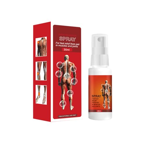Spray Curativo para Articulaciones, Aceite de Magnesio Spray, Base de Plantas, para Aliviar el Dolor Muscular y Articular, Para Deportistas, Relajación Muscular, Sueño, Pies, 30ml