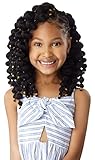 Outre X Pression Lil Looks Cutie Kid Long Braid Crochet Style to Wear Adjustable Loop - Natural Puff...