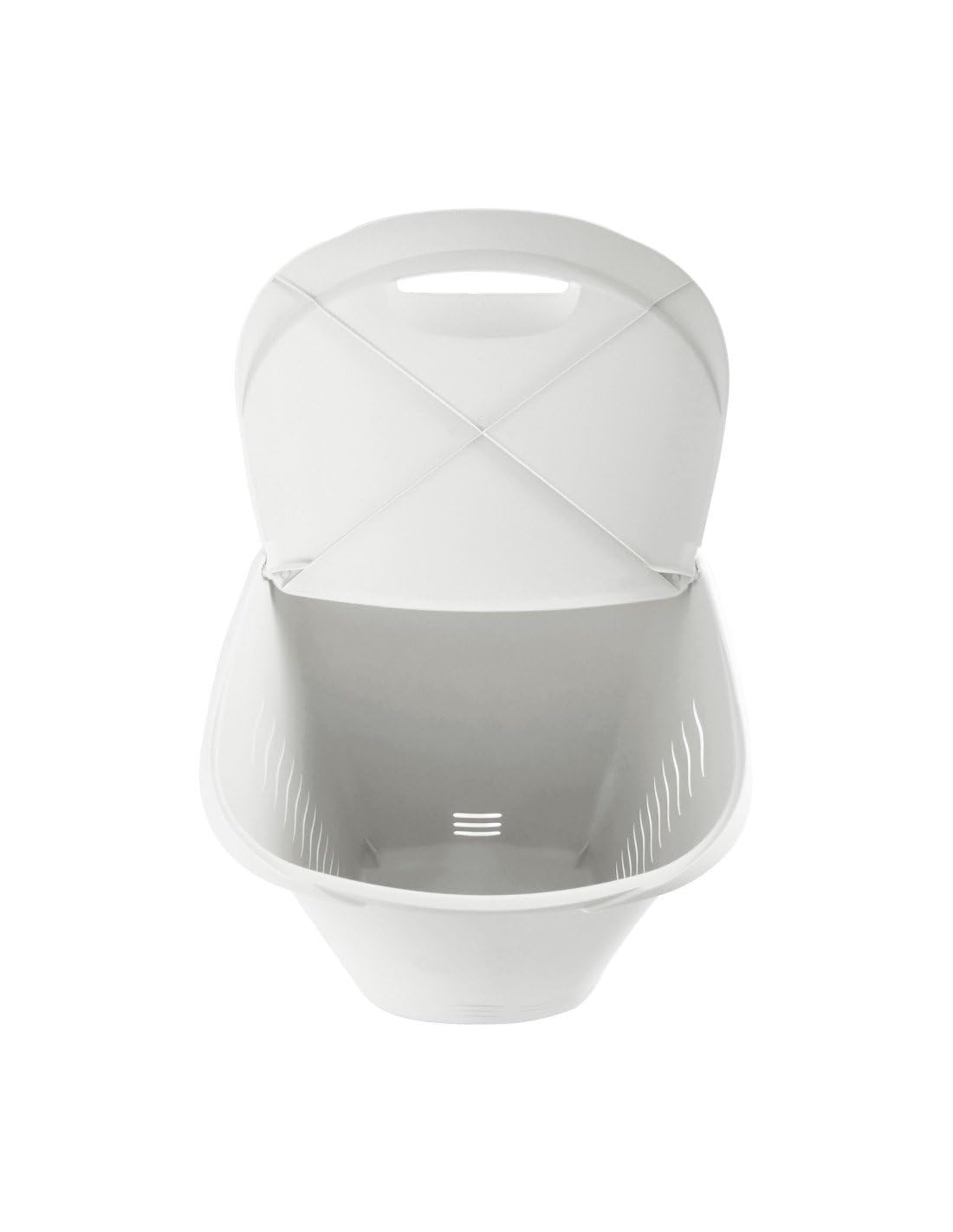 JARDIN202 - Cesto Ropa Sucia con Asas – Pongotodo para Colada 70 Litros | 70 litros (Blanco)