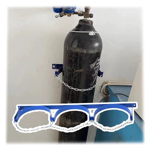 Generisch Wózek cylindryczny, wysoki regał na gaz ze stali z rolkami, wózek na kółkach z tlenem z aluminium, do użytku wewnątrz i na zewnątrz, (wytrzymały uchwyt na butle z tlenem i gazem, uchwyt