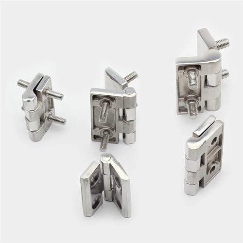 Charnière industrielle robuste inox 304 pour remplacer vos fixations usées
