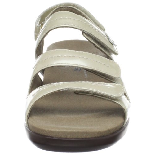 Aravon Women's Keri Flat Sandals, Beige, 6 #TOP1
