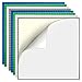 Etarnfly 8 Pack Peel-and-Stick Building Baseplates, 10â€x10â€ Classic Self-Adhesive Boards - 100% Compatible with All Major Brands, Sturdy Stacking Play Table Top, Green/Grey/Blue/White