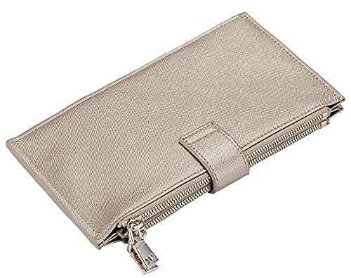 Travelambo Womens Multi Card Case Wallet & Front Pocket Minimalist Leather Slim Wallet #TOP3