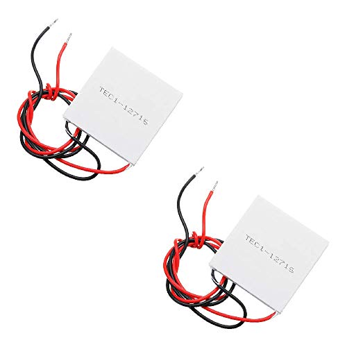 DollaTek 2pcs TEC1-12715 40x40MM Thermoelectric Cooler Peltier Refrigeration Plate