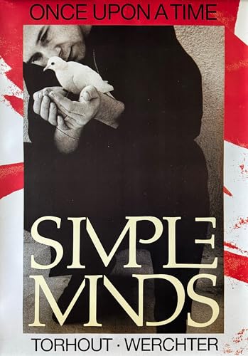 Simple Minds Once Upon A Time 1986 Grand Poster Deco Murale