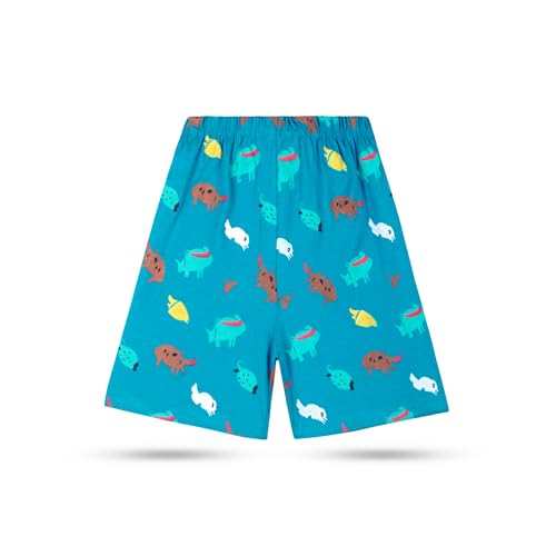 Image of T2F Boys Cotton Shorts Pack of 5 | Printed Knee Length Shorts | Soft Comfortable Everyday Wear for Kids