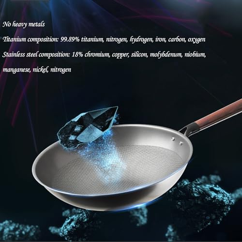 Wok antiadherente de cerámica y titanio 32cm con tapa miniatura 4