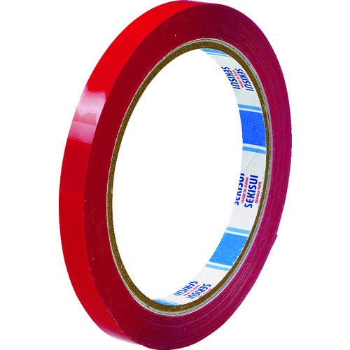 積水 バッグシｰラｰテｰプHタイプ 赤 9×50 P802R01