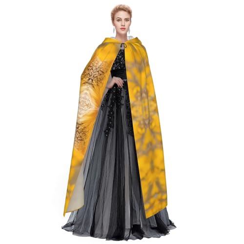Chaqueta larga de zorro unisex para abrigarse con estilo 3