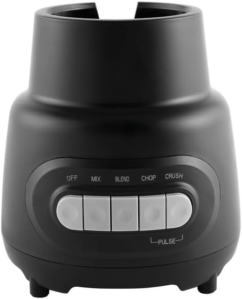 Glass Jar 5 Speed Blender With 6-Cup Jar (48Oz) Capacity, New, Stainless Steel Blade, Dishwasher-Safe Glass Jar