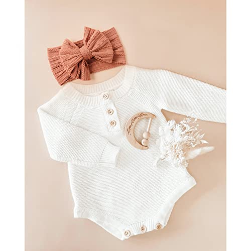 Niceye Handmade Baby Headbands Soft Stretchy Nylon Hair Bands With Bows For Newborn Infant Baby Toddler Girls- Pack Of 6 #TOP5