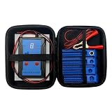 Updated Fuel Injector Cleaner Kit with 2 Universal & 2 Dedicated Flush Cleaner Adapter,8 Pulse Modes Fuel Injector Tester,Four-Wire Dual Channel fuel injector cleaning kit with 40' Long Power Cord