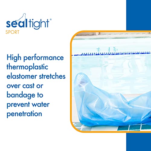 Brownmed - Seal Tight Sport Pediatric - Kid's Cast Swimming Cover - Waterproof Leg Bandage & Cast Cover for Swimming & Showers - Durable Shower Protector & Cast Bag for Leg Casts - Pediatric Leg
