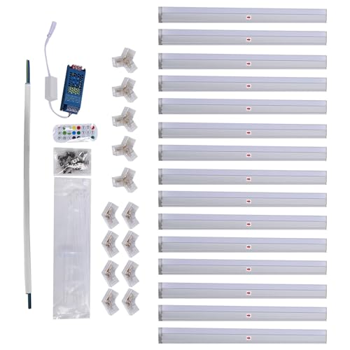 Bande de plafond LED RGB hexagonale télécommandée et étanche - 4