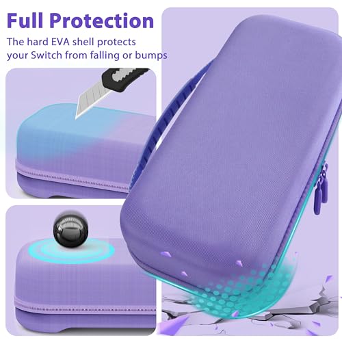 Funda de transporte para Nintendo Switch 2 bolsa rígida antirayaduras 7