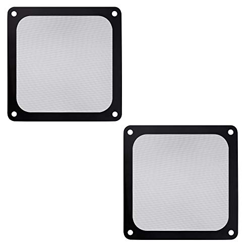 Image of Silverstone Technology 2 x 140mm Ultra Fine Fan Filter with Magnet FF143B-2Pack (Black) - 2 Pack (SST-FF143B-2PACK)
