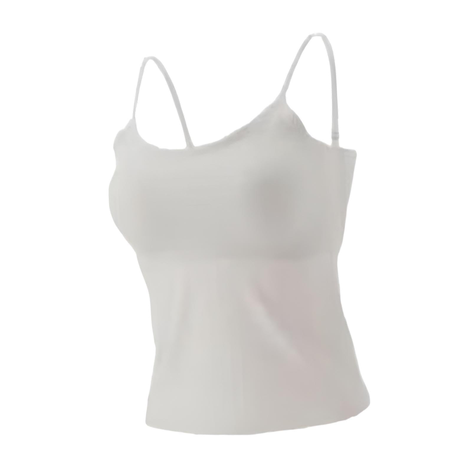 Canottiera Da Donna Imbottita, Senza Maniche, Sottile, Intimo