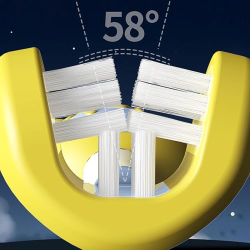 Zahnbürste mit 3 Borsten, Astronauten-Design, manuelle Zahnbürste, 3 Borsten, Zahnpflegebürste für, Mädchen, Familie, Freunde – Bild 4