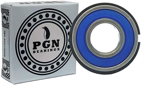(4 Qty) PGN - 99502HNR Snap Ring & Sealed Ball Bearing - 5/8"x1-3/8"x7/16" - Replacement for Go Kart - Wheel Hub - Mini Bikes and Lawn Mowers