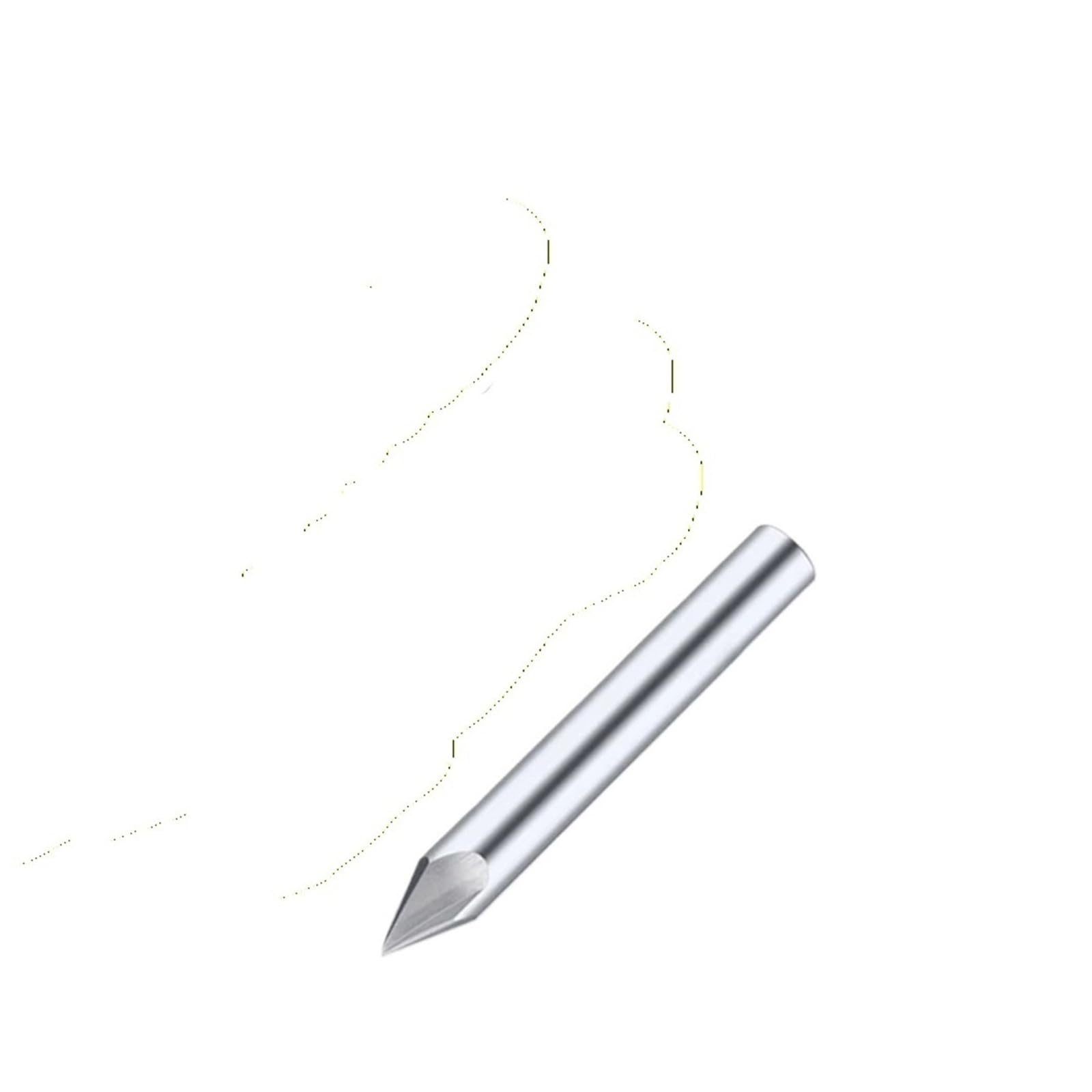 1 szt. Frez do fazowania z węglików spiekanych 60 90 120° stal wolframowa CNC niepowlekany 3 ostrza młyn do fazowania metalowe frezy trzpieniowe(90 degree,D12x75L)