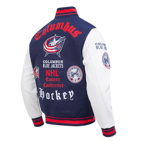 Image of Pro Standard Mens NHL Old English Varsity Jacket