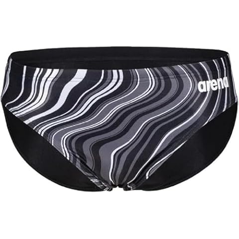 Maillot de Bain arena Marbled Noir/Multicolore Cover