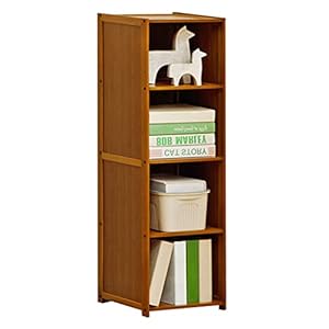 Verticale boekenplank Kinderkamer 4-laags opbergrek met grote capaciteit Een opbergrek dat ornamenten kan opbergen