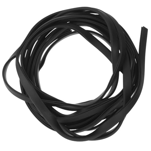 Alipis Protector de Borde de Goma para Puertas Tira Selladora Flexible y Cortable Burlete para Ventana y Chapa Metálica Protección Antiarañazos para Hogar y Oficina