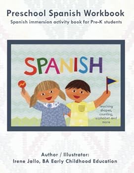 Paperback Preschool Spanish Workbook Book