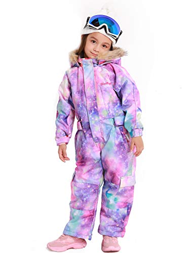 Bluemagic Little Kid's One Piece Overall Snowsuits Ski Suits Jackets Coats Jumpsuits,Ppl Glx,110Cm #TOP1
