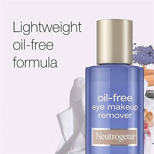Image of Neutrogena Gentle Oil-Free Eye Makeup Remover & Cleanser for Sensitive Eyes, Non-Greasy Makeup Remover, Removes Waterproof Mascara, Dermatologist & Ophthalmologist Tested, 5.5 fl. oz ( Pack of 3)