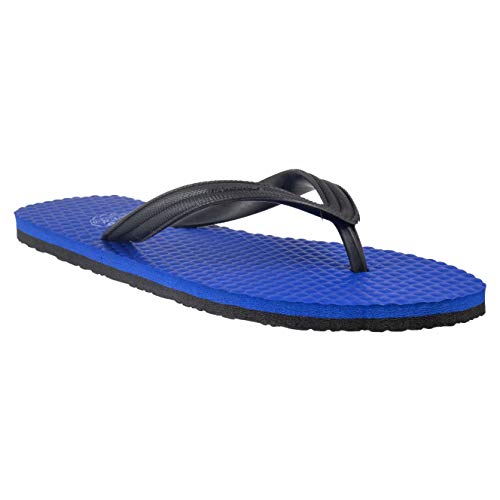 Image of Hawalker Prime Men's Flip Flops Made with 100% Natural & Durable Rubber for All Weather | Comfortable Hawai Chappals | Regular Wear Slippers (Grey)