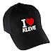 Produktbild Multifanshop® Baseballcap - I Love Kleve - schwarz - Cap Kappe Mütze Baseballkappe Schirmmütze Basecap