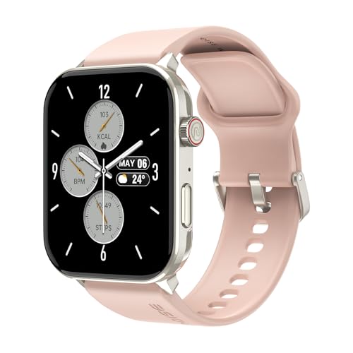 Image of Noise Icon 5 Smartwatch with AI Watch Faces & AI Search, 1.95 inch AMOLED Display, 10 Days Battery, Bluetooth Calling, 100+ Sports Modes, IP68 (Rose Pink)