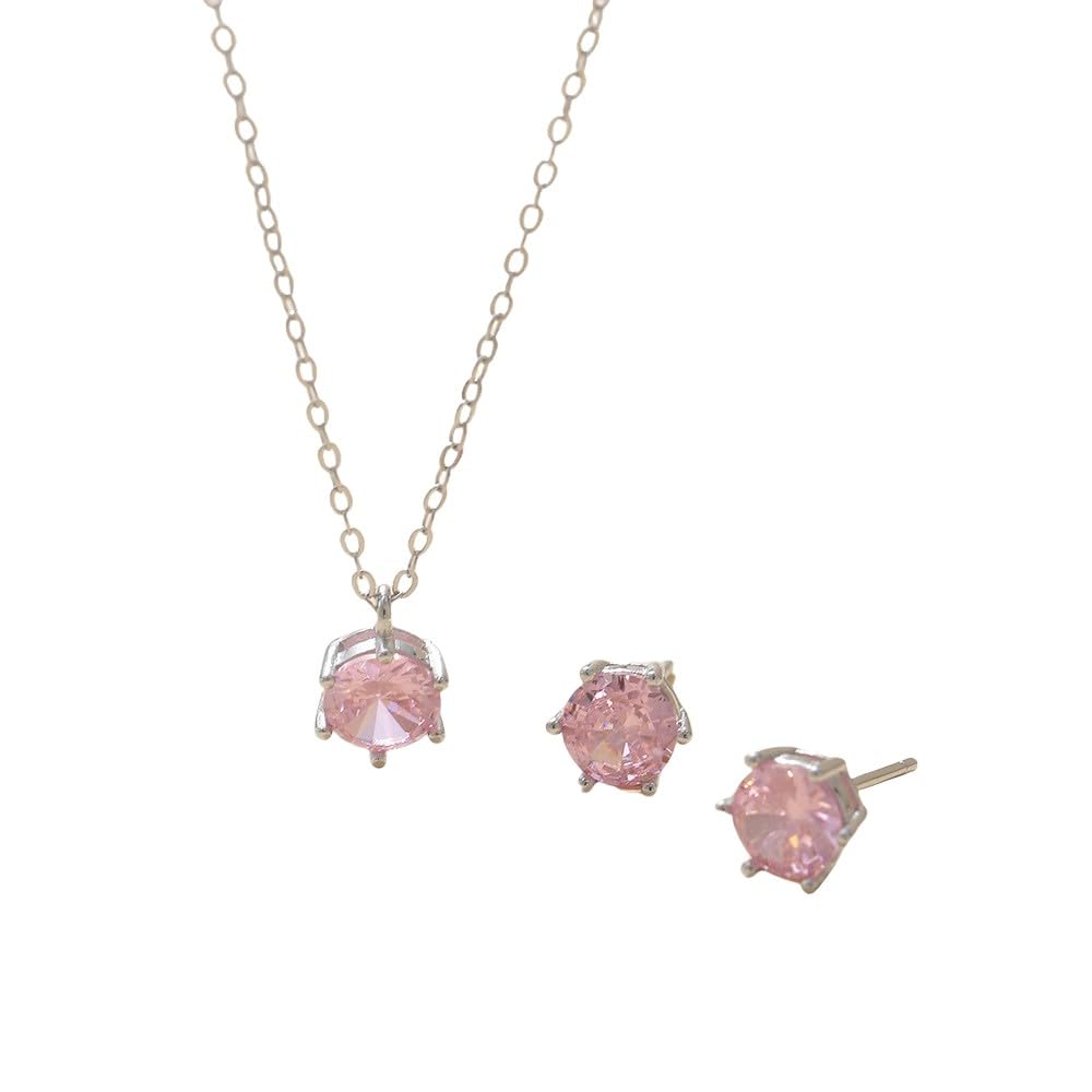 Set di Cinghie d'oro Zirconia per Donne, con collane da Nascita e Orecchini studiata per Matrimonio, Festa, Amiche Sposa, Regalo - Gioielli