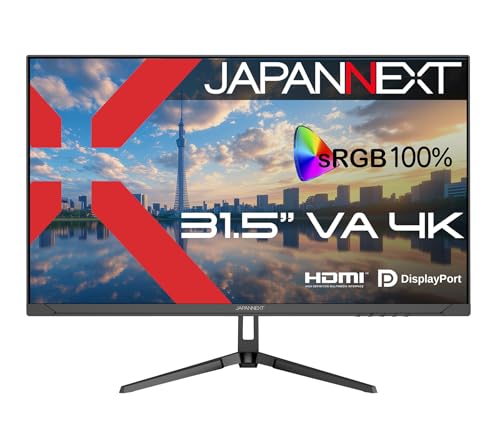 【ECサイト限定】 31.5インチ VAパネル搭載 4K(3840x2160)解像度 液晶モニター JN-V315U2 HDMI DP sRGB:100% PIP/PBP 【2年保証】