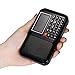 Raddy RF28 Portable FM Pocket Radio Speaker MP3 USB Music Player, Digital Tuning with Flashlight, Sleep Timer, Support TF Card (Black)