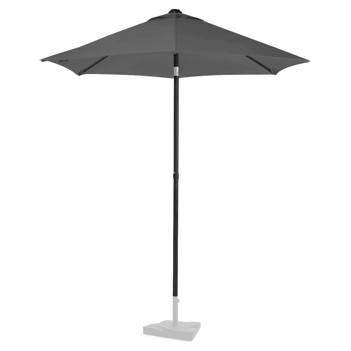 VONROC Parasol Torbole Ø200cm - Premium - Parasol Petit & Rond - Installation Facile Appuyer pour Ouvrir - Protection UPF 50+ - Housse Incluse - Idéal pour Plage, Terrasse, Jardin