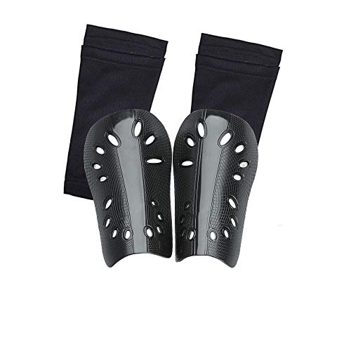 YUESUO Soccer Shin Guards for Kids Youth Adults, Shin Guards Pads with Lower Leg Sleeves, Youth Boys Girls Shin Guards Slip in Soccer Shin Pad Sleeves Canilleras for Football Games
