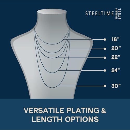 Basketball Necklace - 18K Plated Basketball Chain with Hoop for Men, Women, Teens - Gold, Silver & Black Color Options - Stainless Steel Sports Pendant with Simulated Diamond CZ Stones4