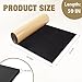 Sponge Neoprene Foam Padding Rubber Sheets with Adhesive Foam Sheet Closed Cell Insulation Neoprene Rubber Roll for DIY Gaskets Shock Pads Liner Crafts (12