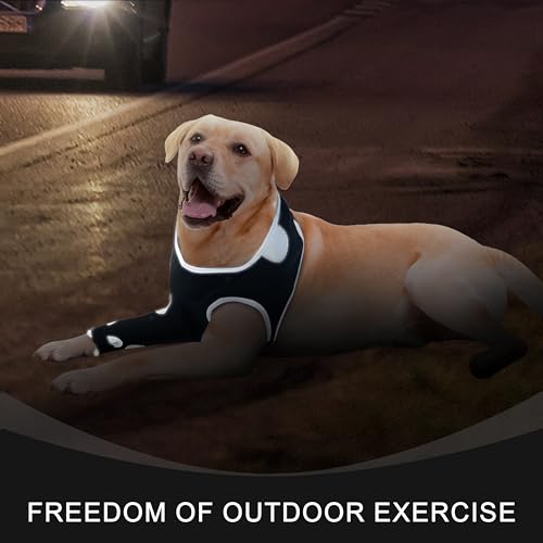 Image of Recovery Suits for Dog After Surgery, Waterproof and Soft Breathable Dog Sleeve E-Collar & Cone Alternative Surgical Suit, Male Female Pet Sleeve Anti Licking Wounds