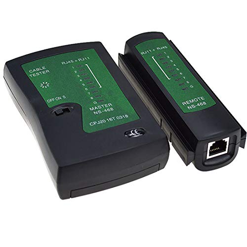 Network Cable Tester RJ45 RJ11 RJ12 UTP LAN Cable Tester Networking Tool for LAN Phone Wire Test Tool