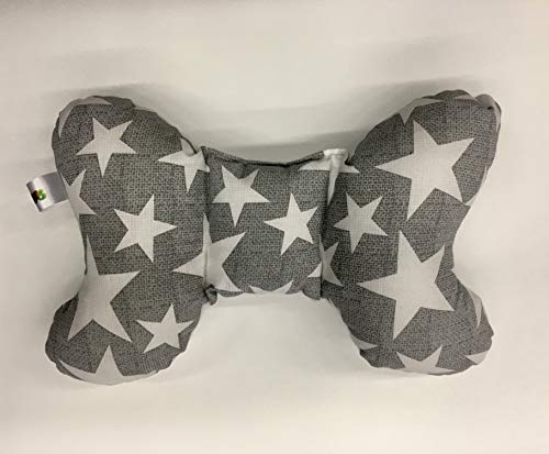 INFANS Oreiller de Voyage pour siège de bébé 100% Coton Cover