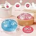 Dumpling Squishies,3.4inch Colorful Dumpling Stress Balls, Fidget Sensory Toy, Squeeze Dough Ball Stress Relief Hand Toys with Food Steamer,Dumpling Squishy Mystery Box, 2 Colors Random (1pack)