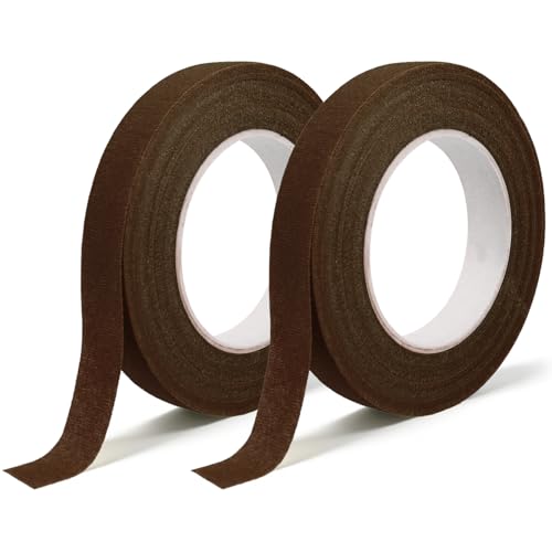 Floral Tape Brown Flower Tape for Bouquet Wrapping Thanksgiving Decor, 2Pcs