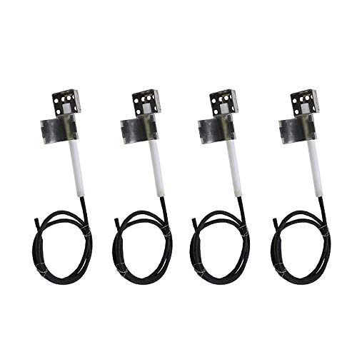 Utheer Grill Ignitor Wire for Charbroil Advantage 463343015, 463344015, 463240015, 463344116, Thermos 466360113, Performance 463347017, 463376018P2, Ignition Ceramic Electrode Replacement Part, 4 Pack