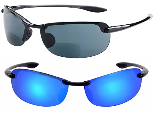 The Raptor' Pair of Lightweight Polarized Bifocal Sunglasses